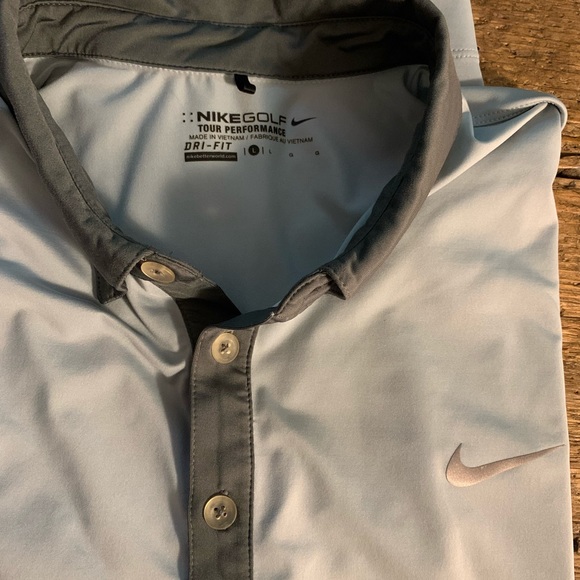 2 Nike golf polos excellent condition size L - Picture 3 of 7